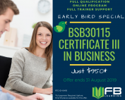 BSB30115 – Certificate III in Business